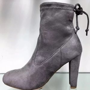 Grey colored booties